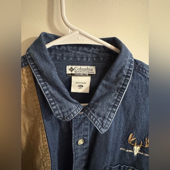 Vintage Columbia Sportswear Flannel with Patches Size 2XL - Picture 6 of 9